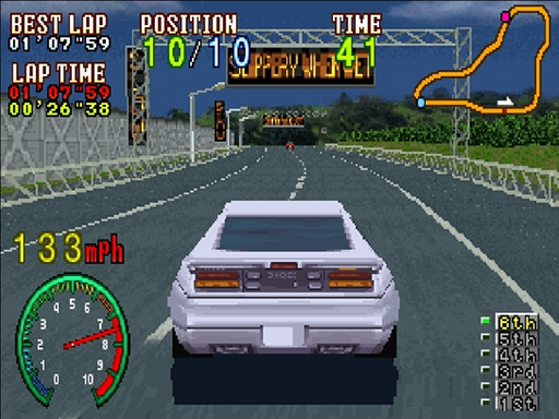 Highway 2000 screenshot 3 for Sega Saturn